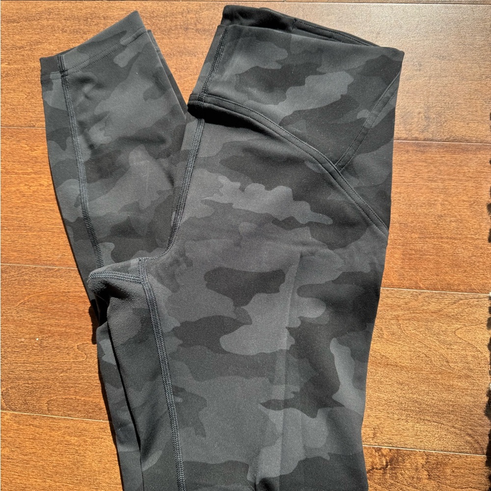 lululemon athletica Black Camo Leggings